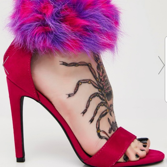 Ankle fur trimmed heel - Picture 7 of 8